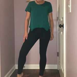 Teal shirt